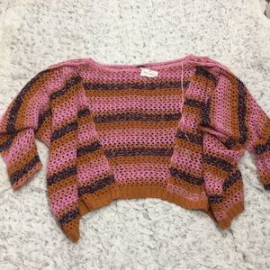 Oversized knit sweater